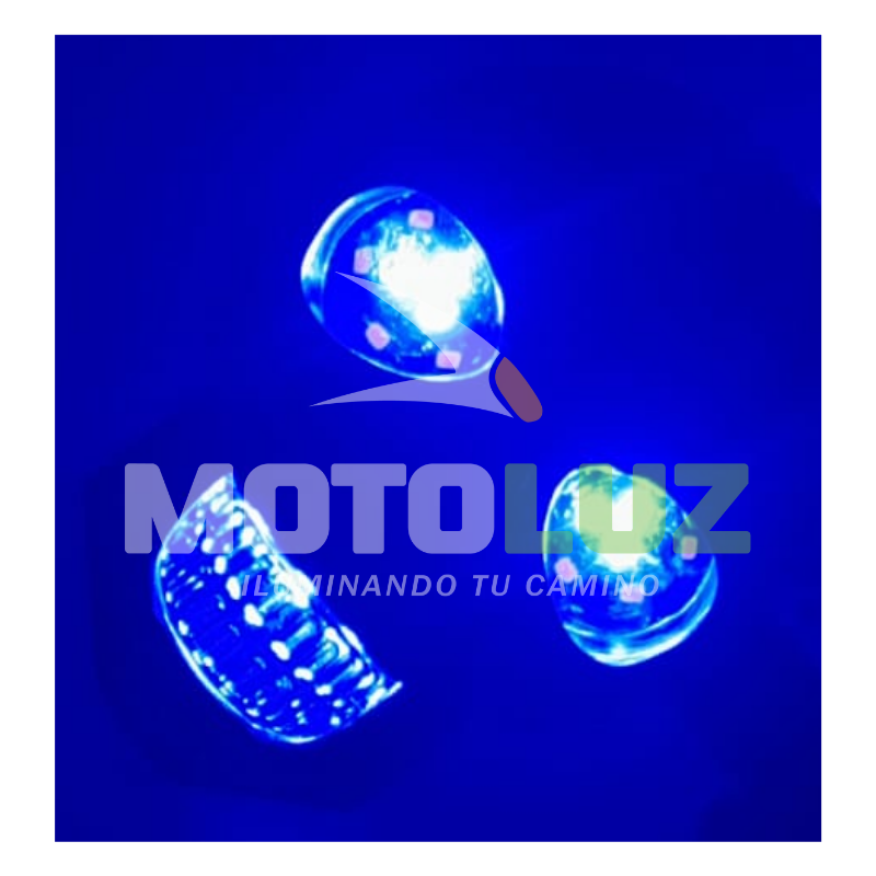 Direccionales Calavera I13 Ámbar/Azul 12V