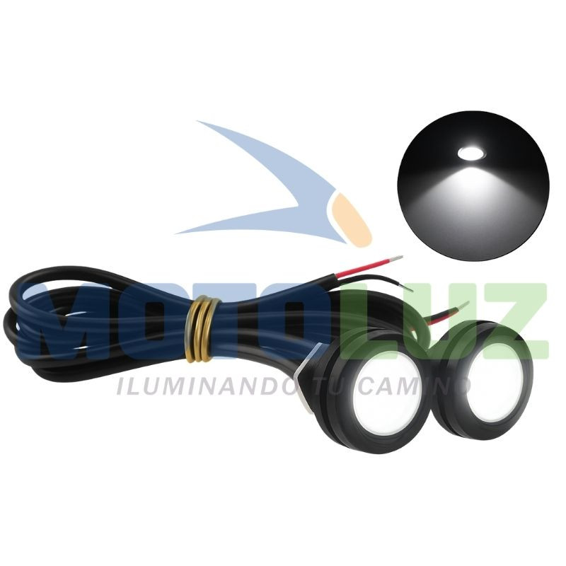 Led ojos de aguila blanco