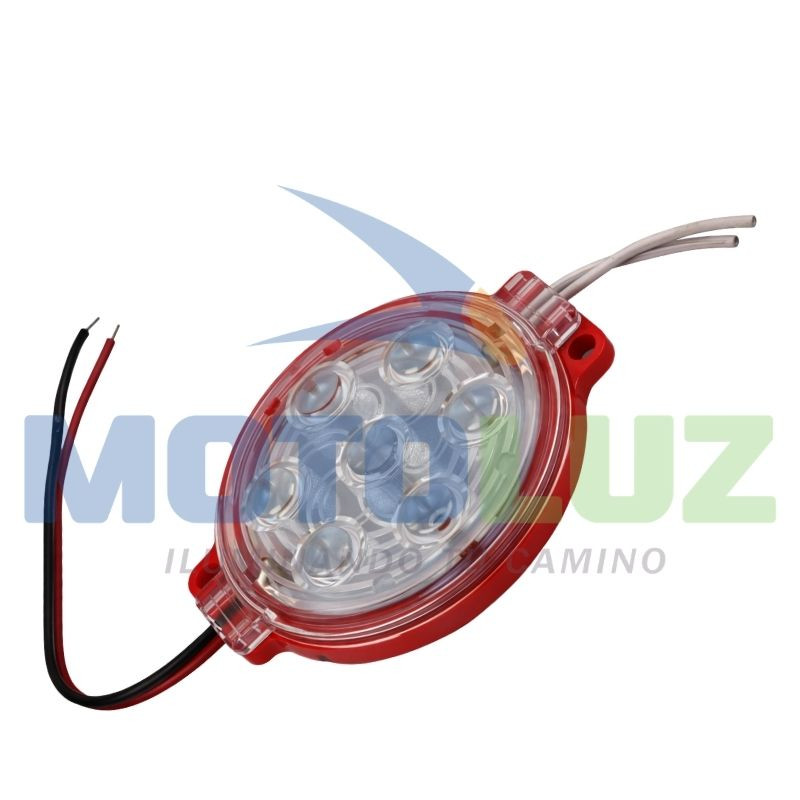 Modulo redondo 7 leds - rojo