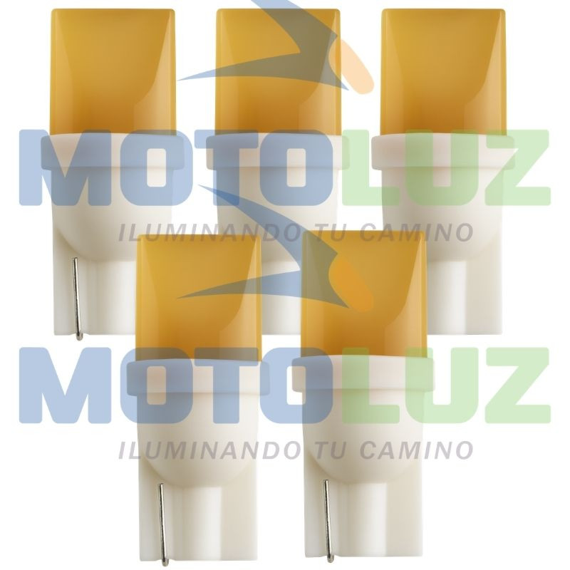 Foco lagrima t10 3d ambar