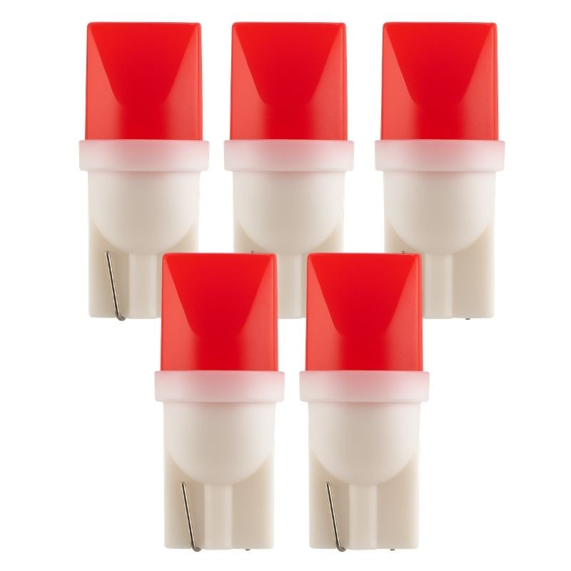 Foco lagrima t10 3d rojo
