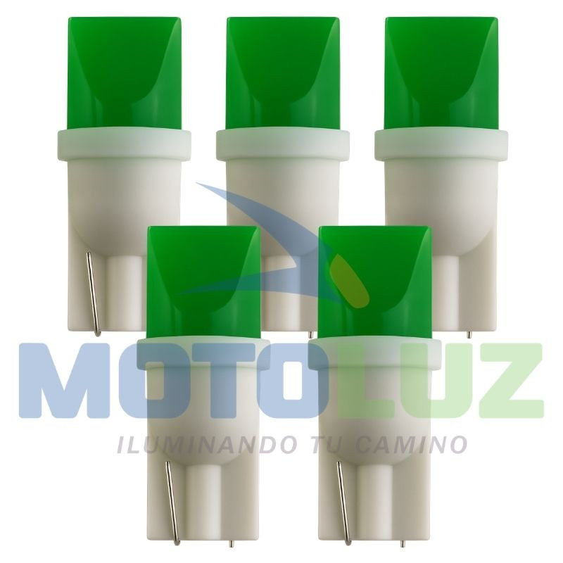 Foco lagrima t10 3d verde
