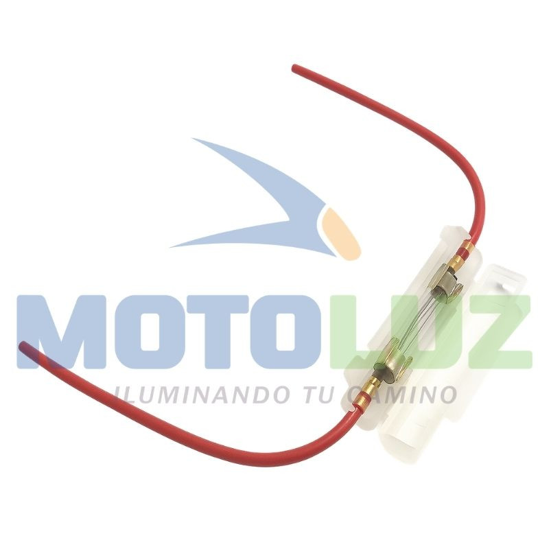 Porta fusible de vidrio