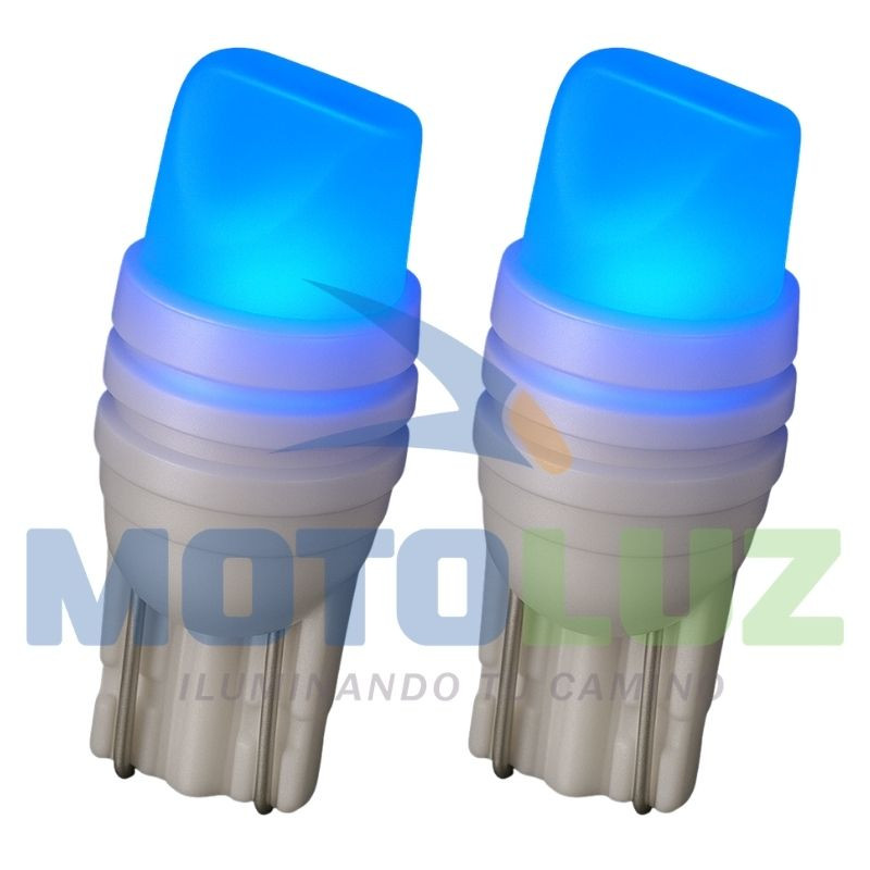 Foco lagrima t10 loza cortadora - azul