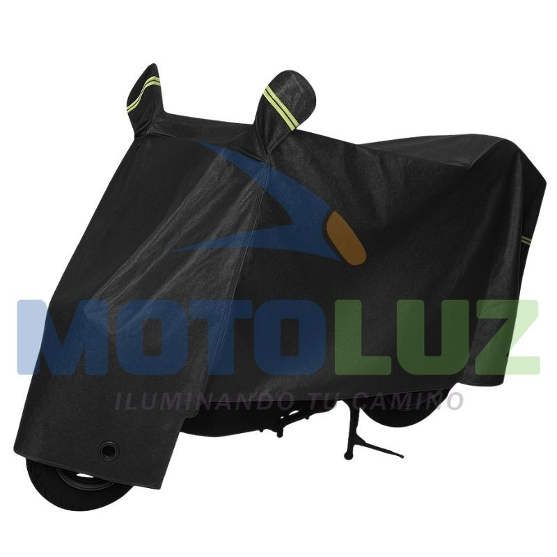 Cobertor impermeable para motocicleta talla xl - negro