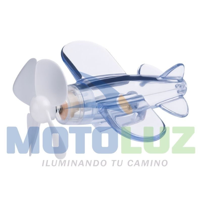 Avioncito motero transparente
