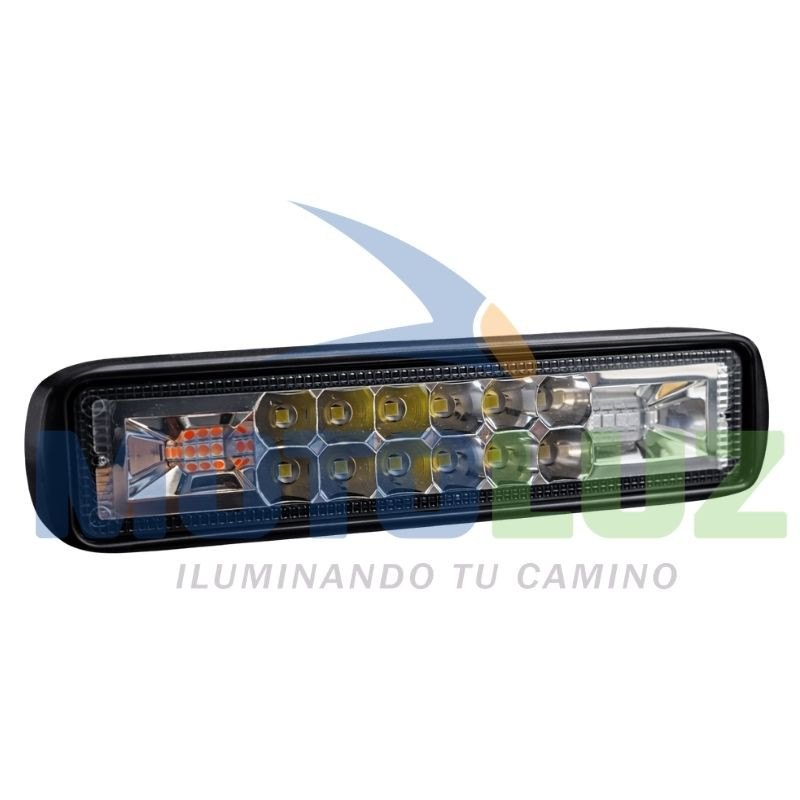 Neblinero policial led para moto multivoltaje