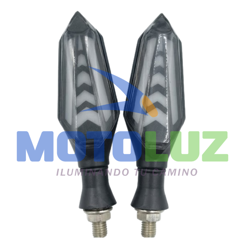 Direccionales LED I9 Azul/Ambar 12V