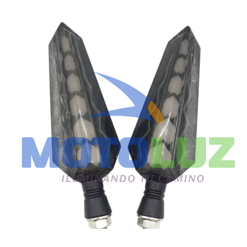 Direccionales LED I11 Azul/Rojo/Ámbar 12V