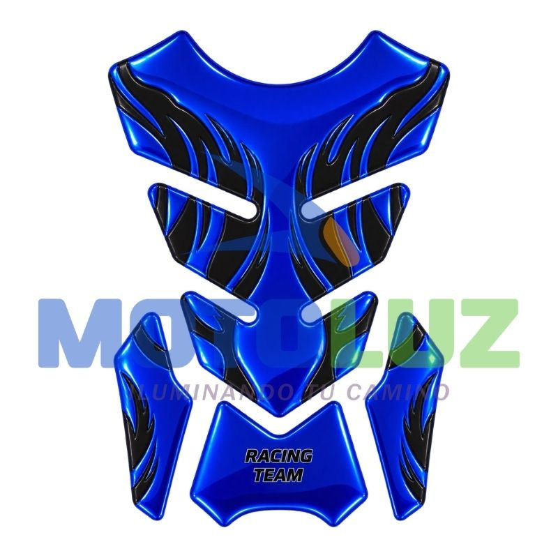 Sticker 3D Resinado para Tanque Azul