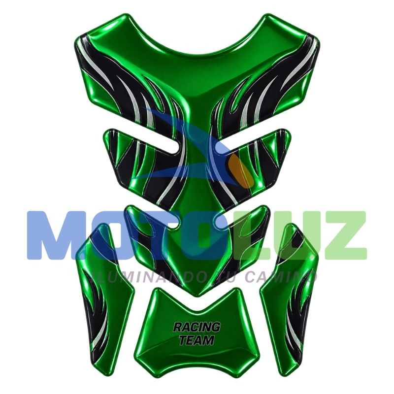 Sticker 3D Resinado para Tanque Verde