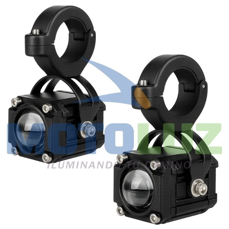 Explocañón led para moto – blanco, ámbar, rojo y azul