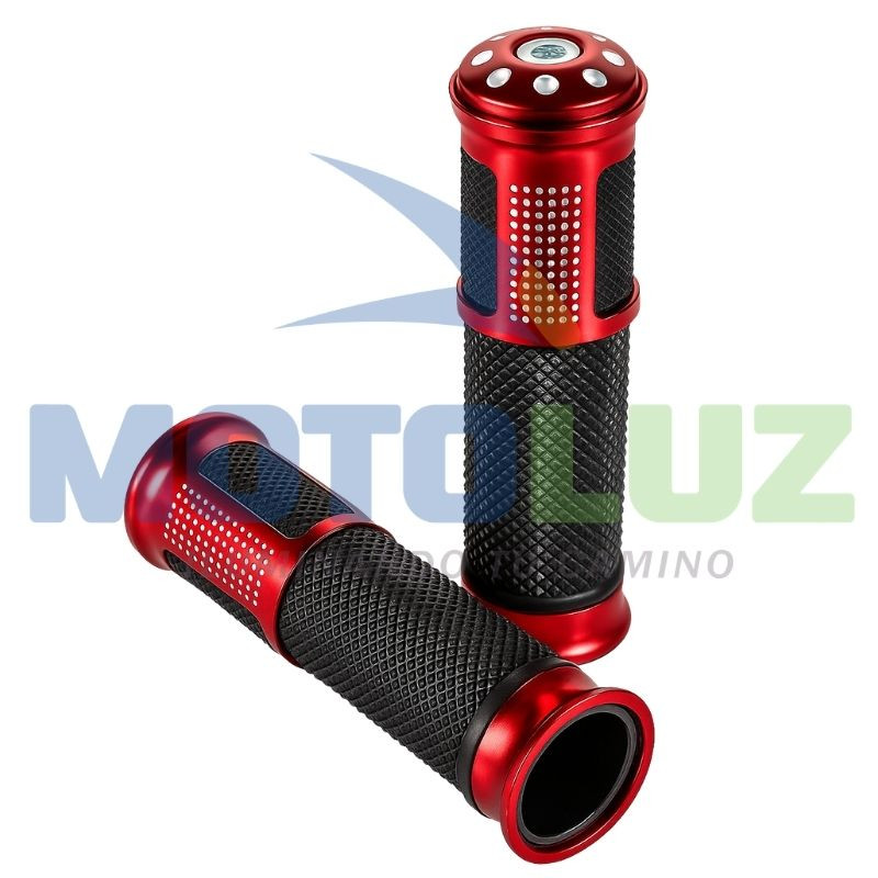 Par de manubrios universal rojo
