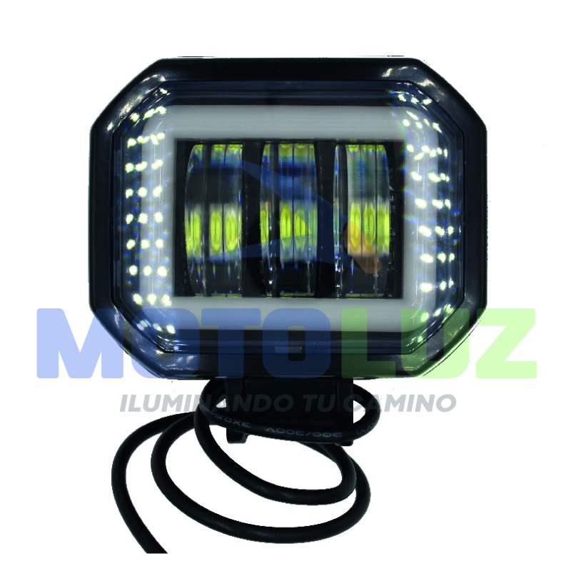 FARO DE 3 LEDS CUADRADO