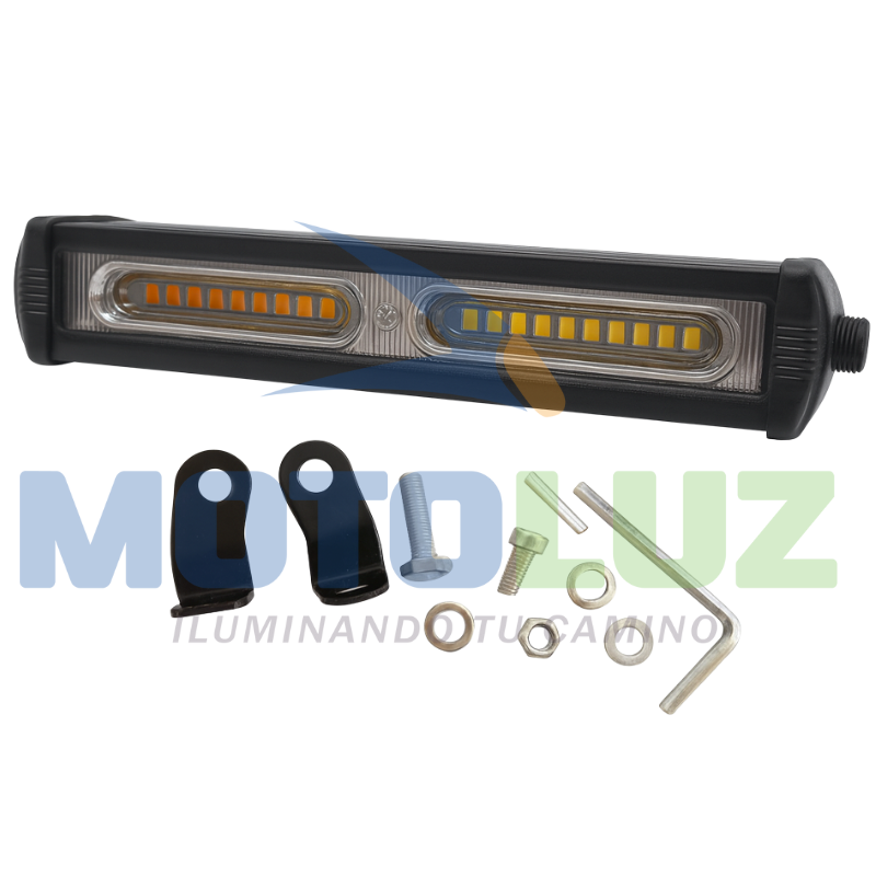 PLATANITO SLIM 2 CUADRADOS. LUZ DUAL (XK-18W-MINI-2K-WY)