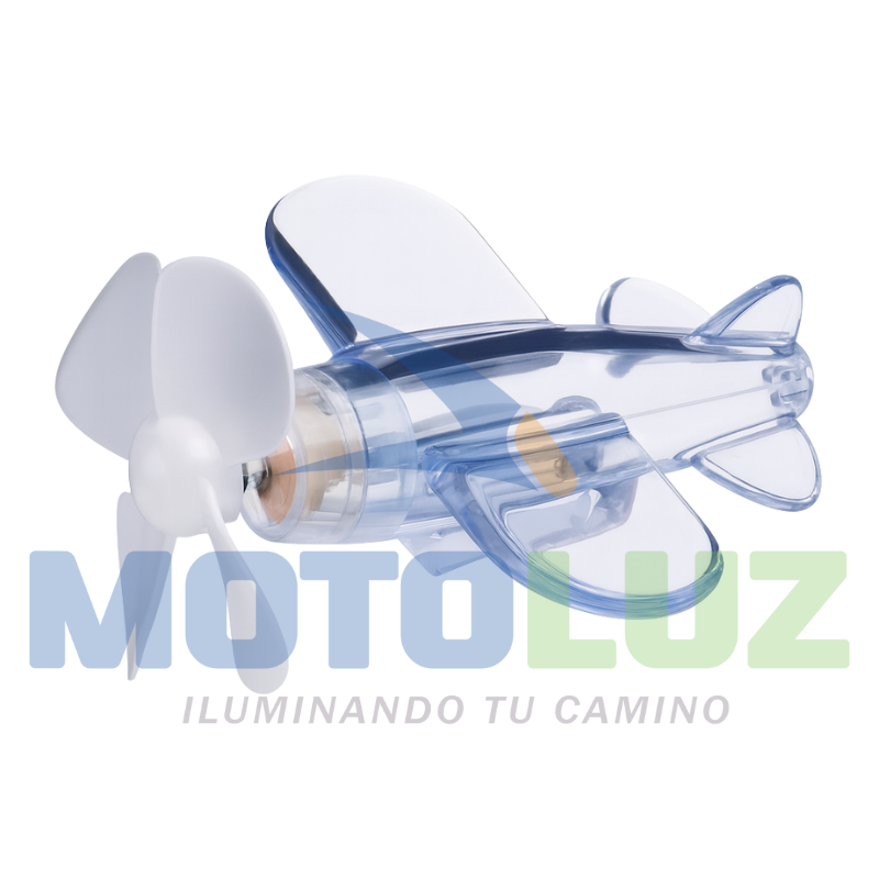 AVIONCITO MOTERO TRANSPARENTE
