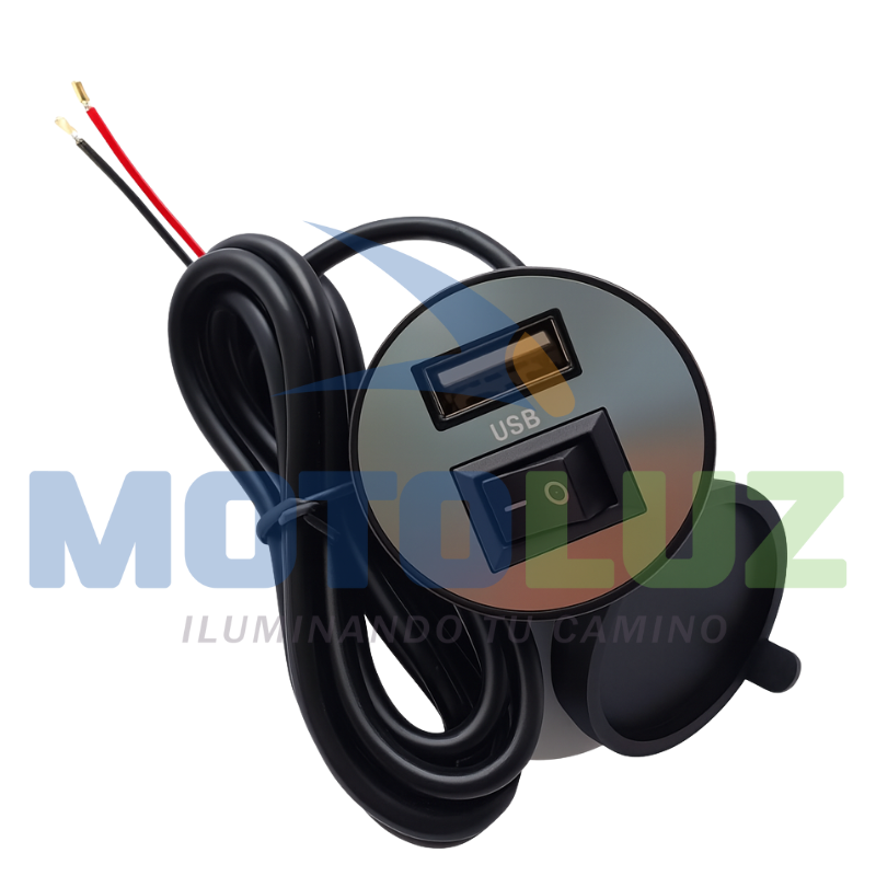 CARGADOR DE CELULAR BASE NEGRA PARA MOTO