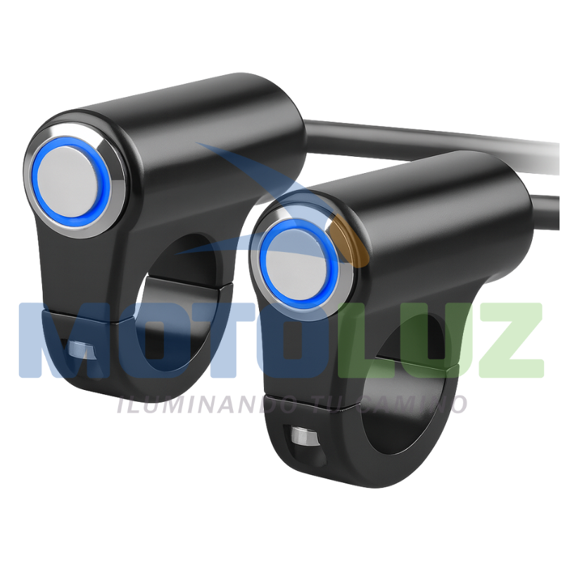 INTERRUPTOR KAI-LED - 3 CABLES - ALUMINIO