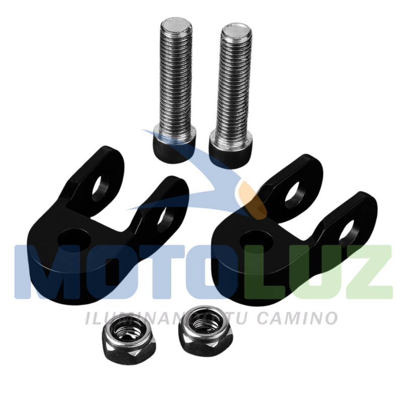 PAR DE AUMENTADORES DE ALTURA PARA AMORTIGUADOR POSTERIOR