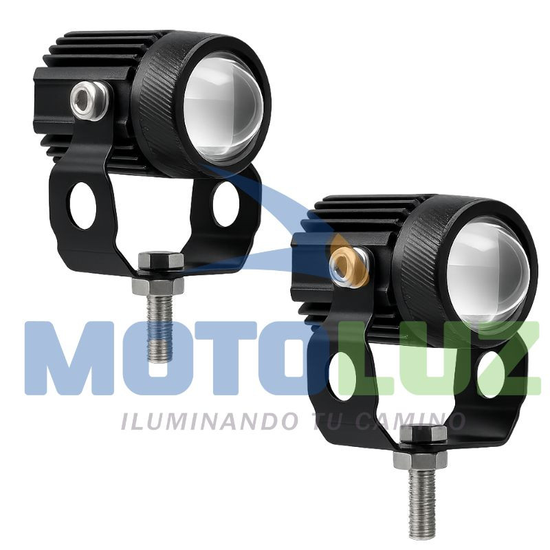 Cañoncito láser led para moto con ventilador