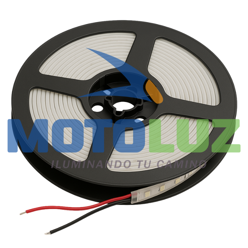 ROLLO DE CINTA LED -12 VOLTIOS BLANCO