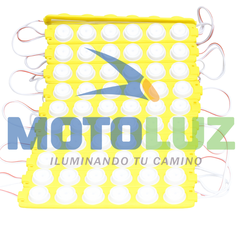 MODULOS DE 6 BOTONES AMBAR - 12V