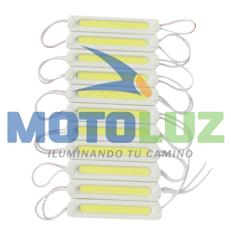 MÓDULO COB LARGO BLANCO – 12V