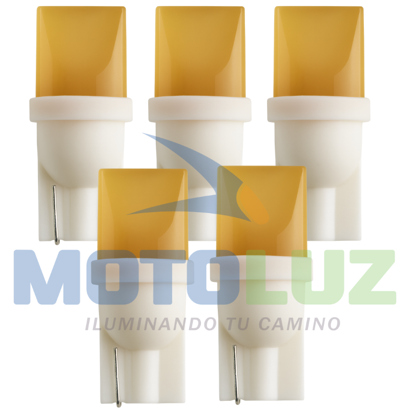 FOCO LAGRIMA T10 3D AMBAR FOCO LAGRIMA T10 3D AMBAR