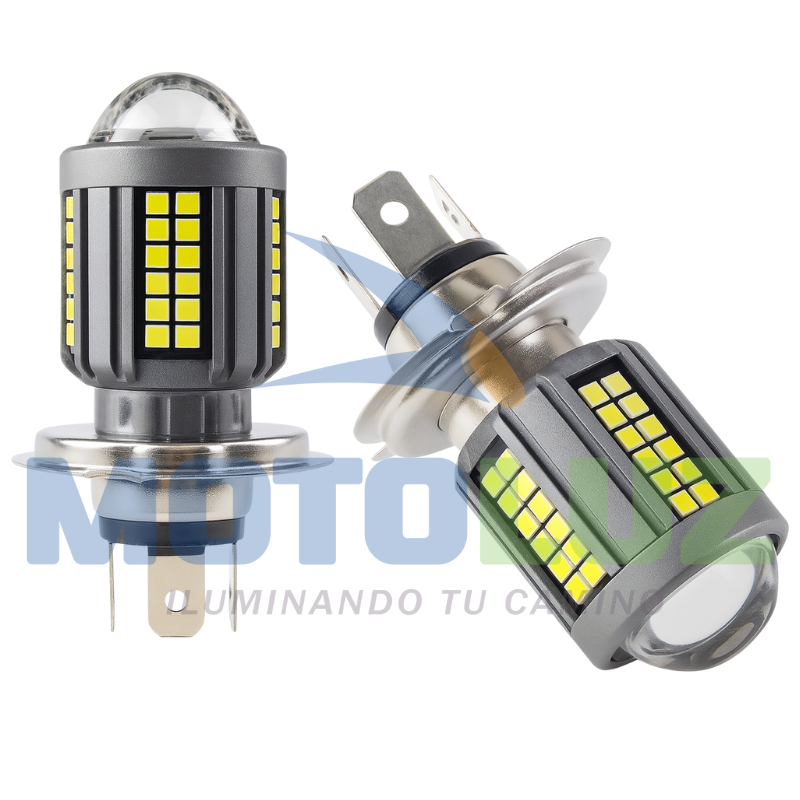 FOCO DELANTERO CAÑON H4 CON MICROLEDS